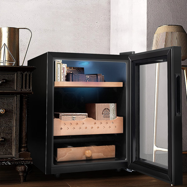 BOSSIN Electric Humidor For Cigars,50L Cooler Humidors For 200250